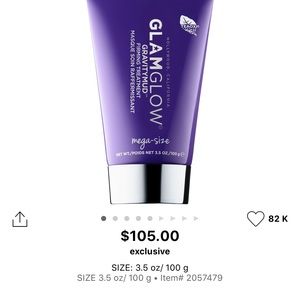 Glam glow mega size firming purple mask